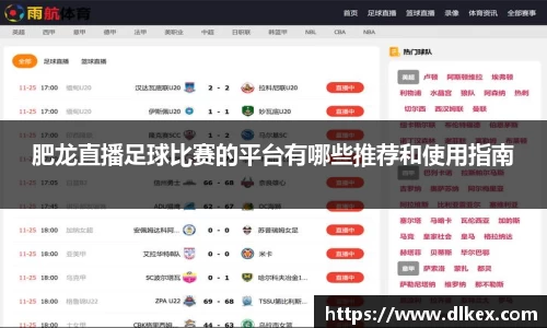肥龙直播足球比赛的平台有哪些推荐和使用指南